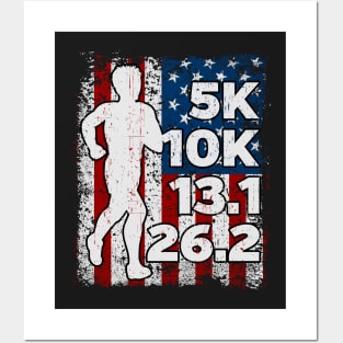 Marathon Gift Run Distance For Men Posters and Art